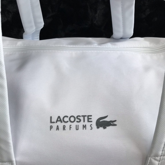 Lacoste Bags Lacoste Bag Gym Duffle Sports Weekender White New